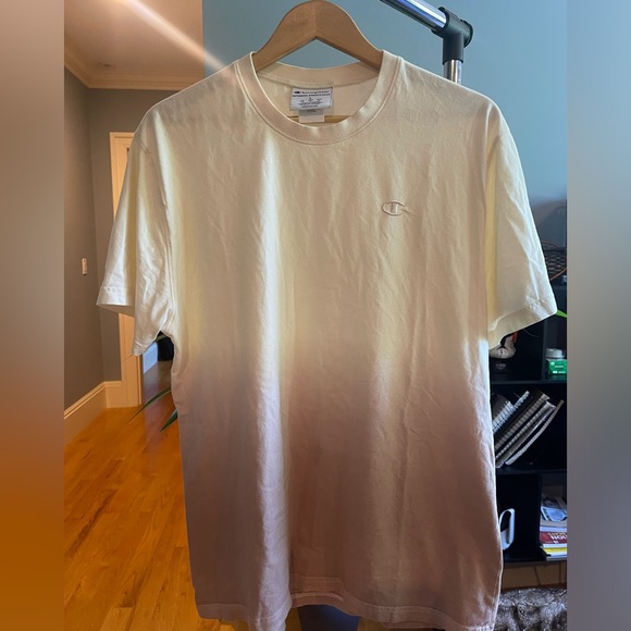 Champion-Brown Gradient T-shirt -Size: Mens Large - Picture 2 of 5